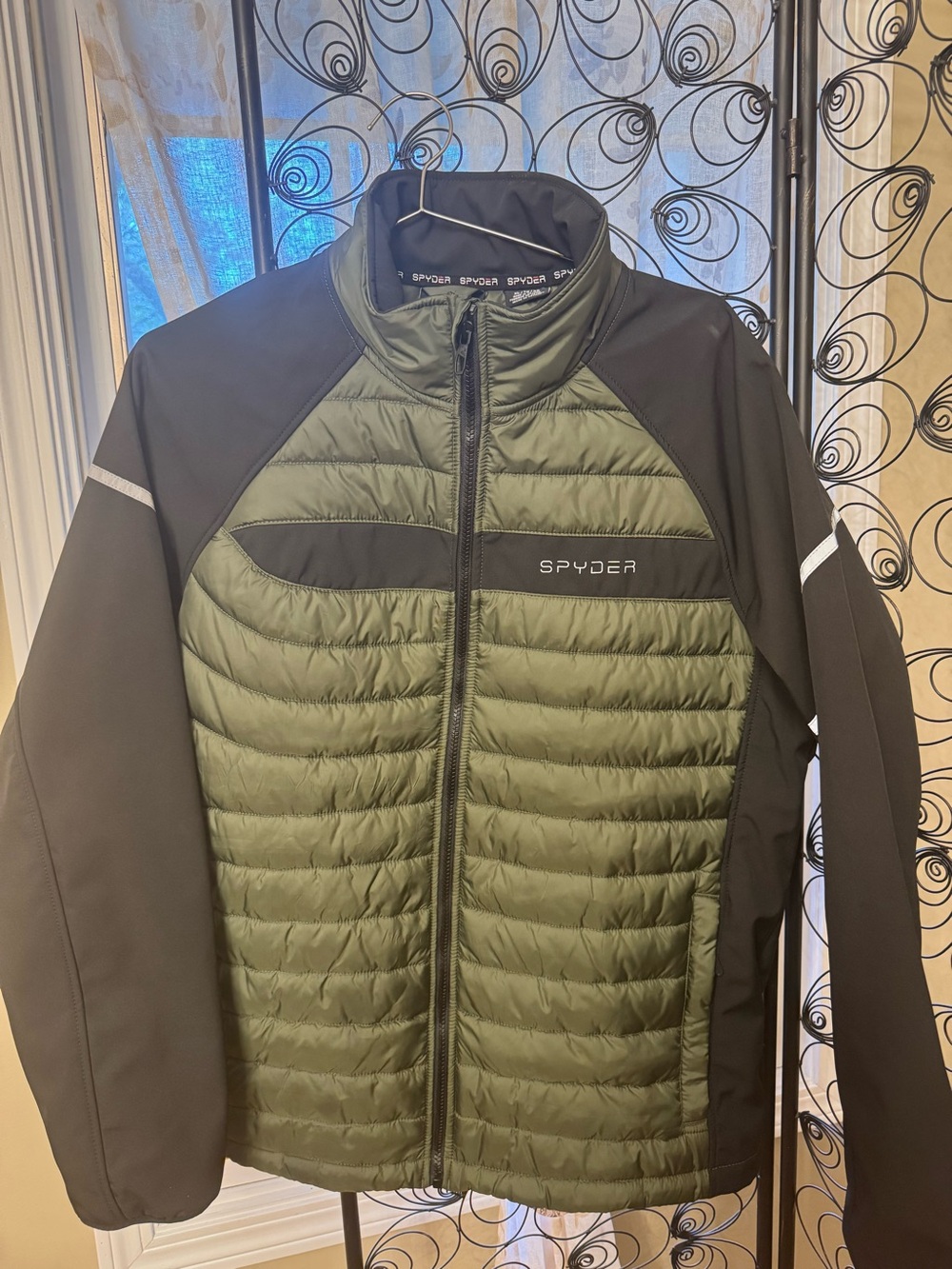 Spyder Men's 2fer active midweight jacket XL